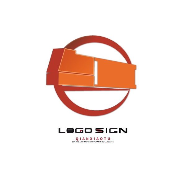 3D车头交通运输LOGO标志原创简约汽车