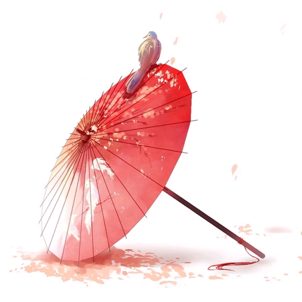 红色小伞