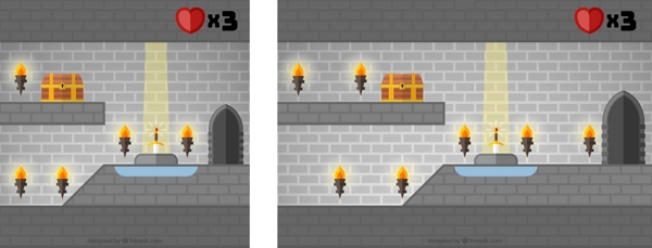 石头城堡里的视频游戏