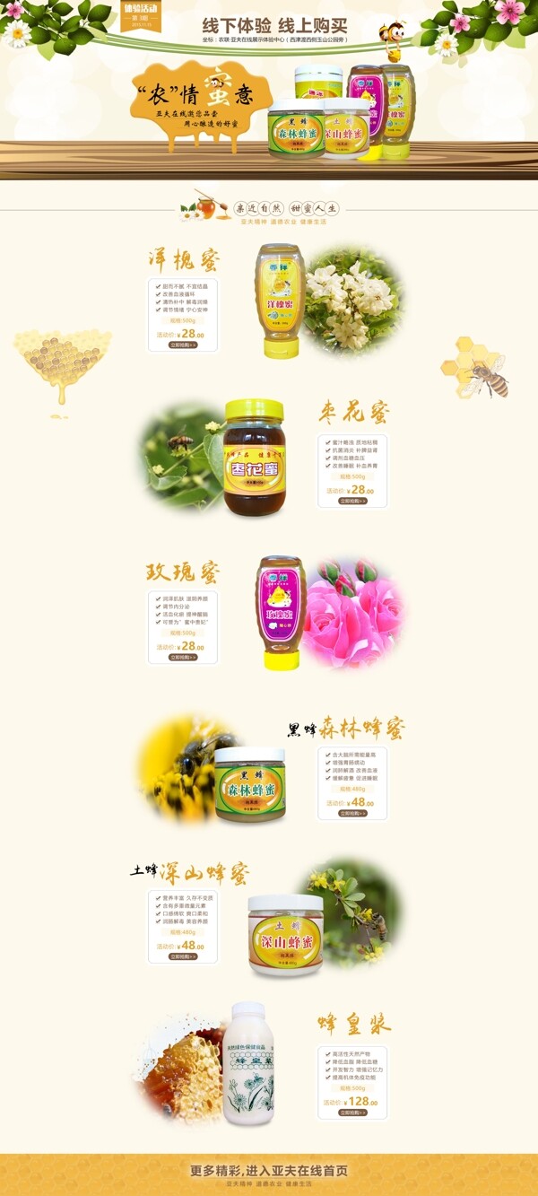 體驗(yàn)活動蜂蜜