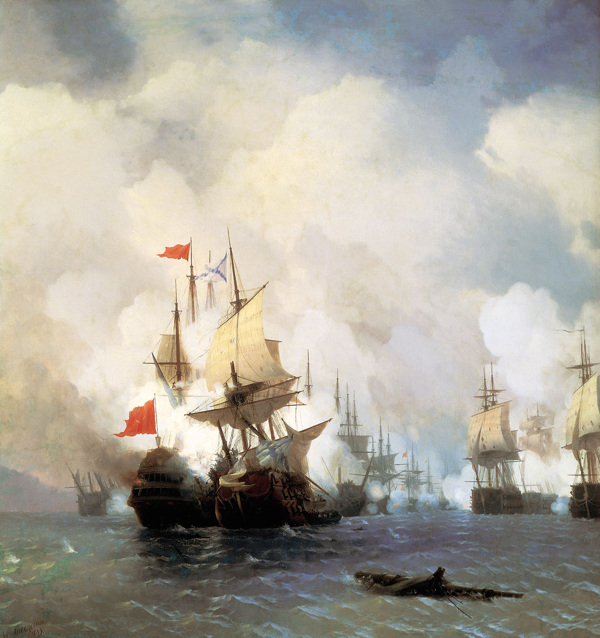 1770年6月西厄斯海峡战役图片