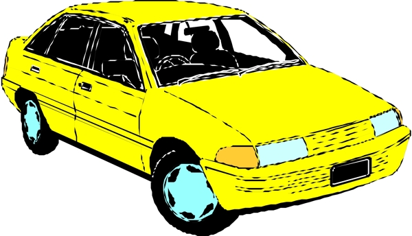 汽車小轎車矢量素材EPS格式0551