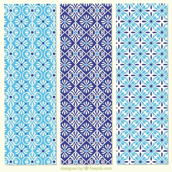 藍(lán)色花型收藏