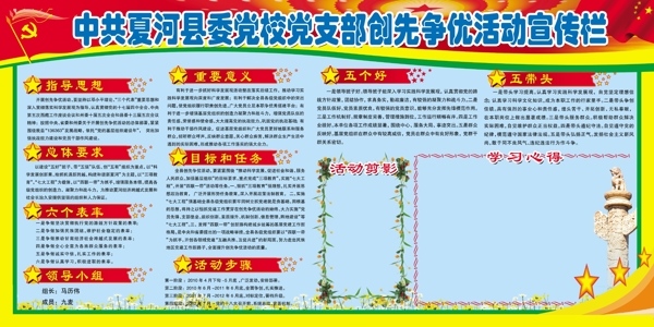 黨建展板圖片