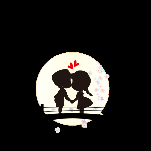 情人節(jié)七夕情侶可商用元素