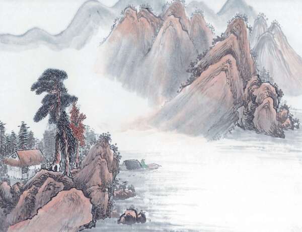 水墨山水畫(huà)圖片