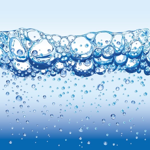 矢量水主題