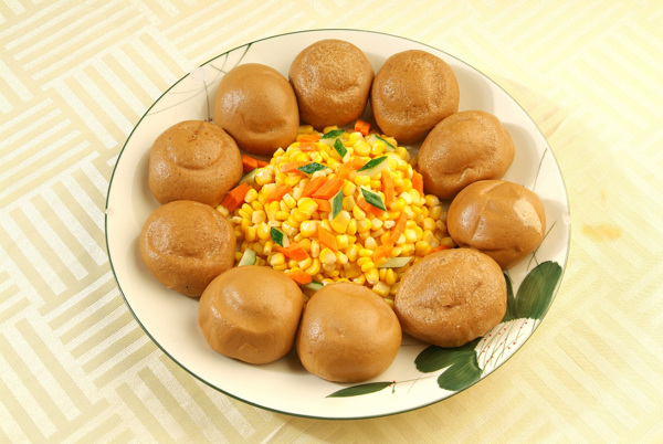 玉米喬麥包圖片