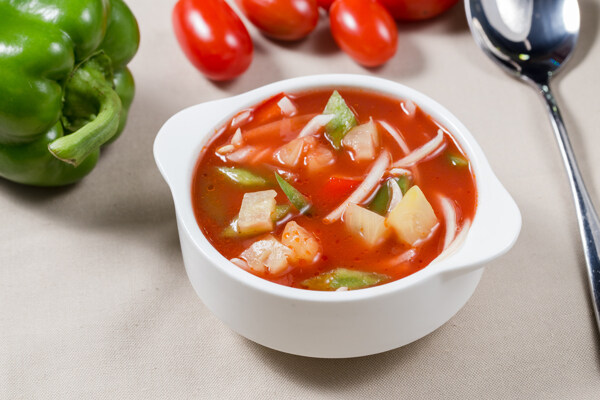 西红柿汤图片