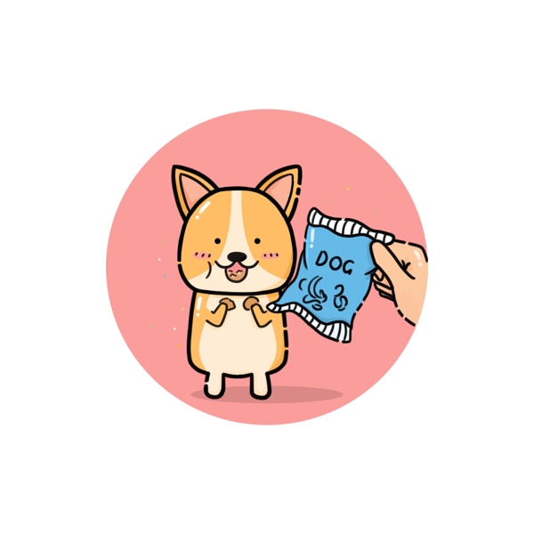 原創(chuàng)萌萌吃貨柯基可商用