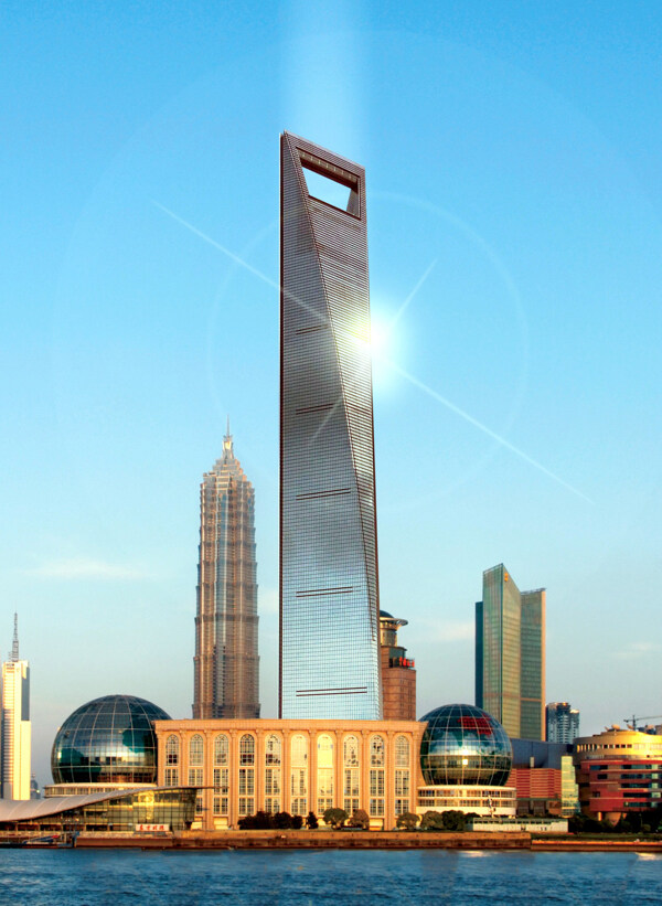 上海环球金融中心建筑设计图片