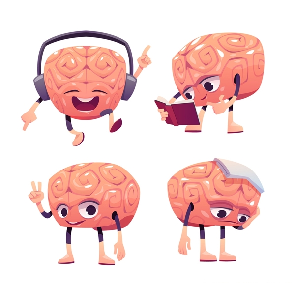 卡通大脑