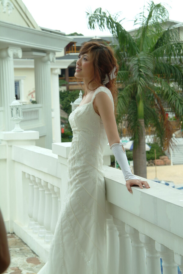 婚紗攝影樣片美麗新娘圖片