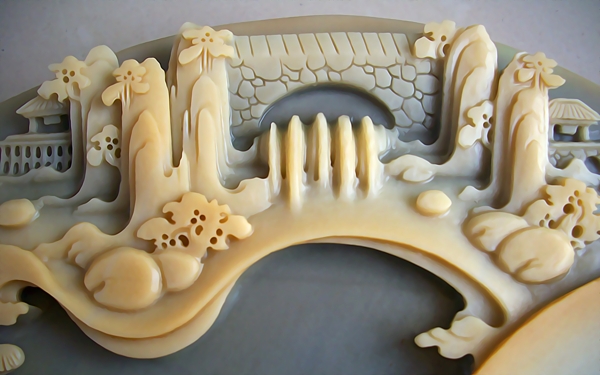 3D玉雕背景墻