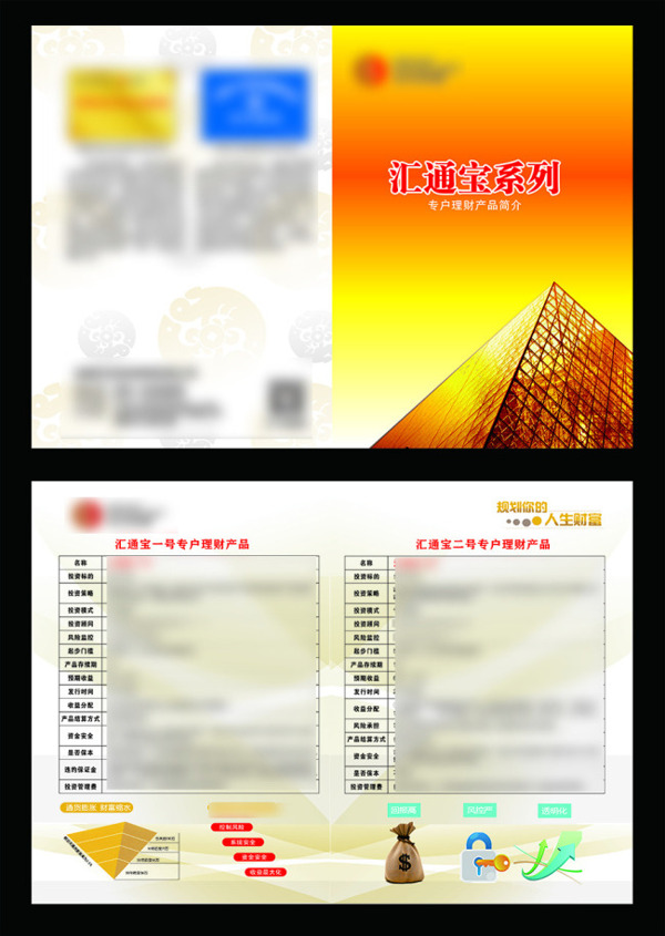 金融折頁