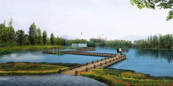公園景觀圖片