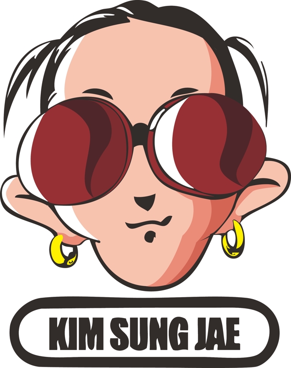 印花矢量圖人物女人文字英文免費(fèi)素材