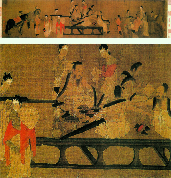 北齊校書(shū)圖圖片