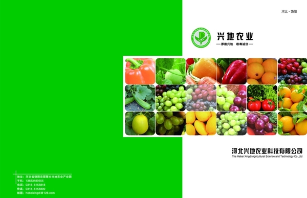 農(nóng)業(yè)折頁(yè)封面圖片