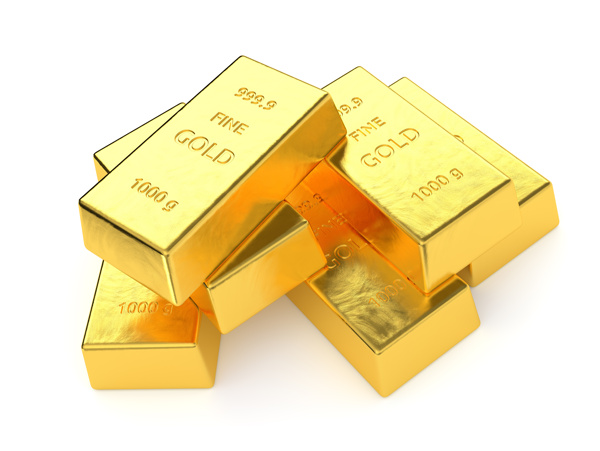 金條金磚攝影圖片