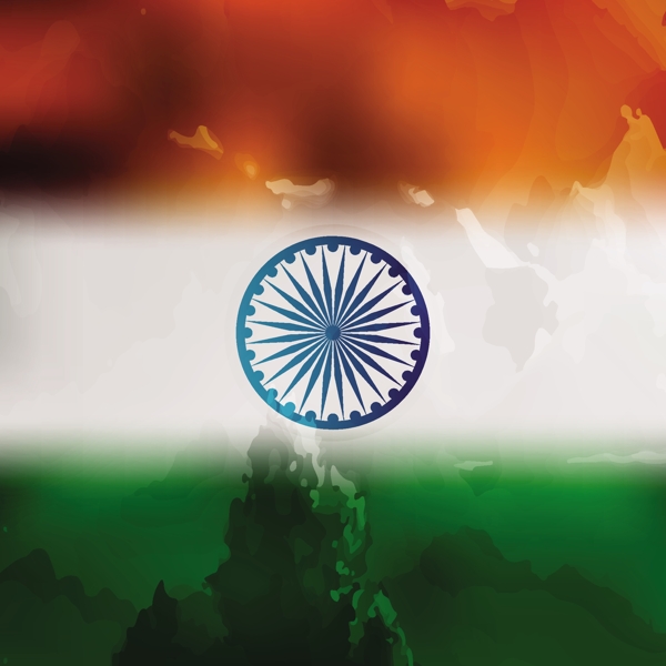 印度国旗三色设计