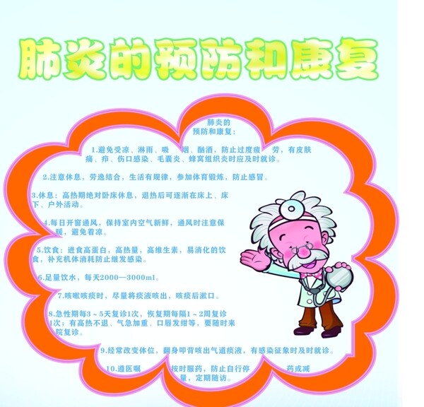 肺炎预防康复
