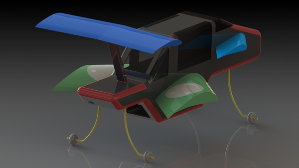 飞行汽车的概念可以复制2桌面3D打印机的挑战
