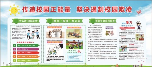 校園欺凌學校版面學校宣傳