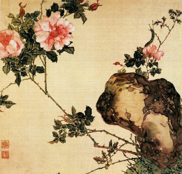 花鳥裝飾畫圖片