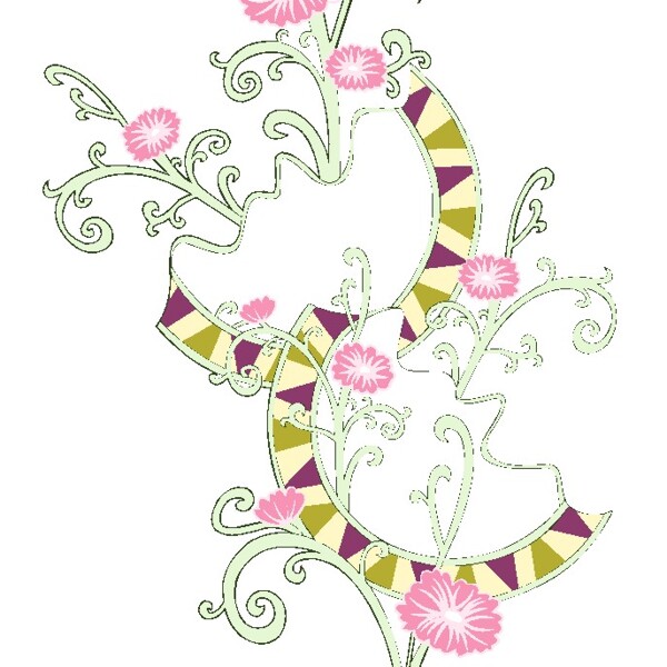 歐美花紋7938矢量CDR