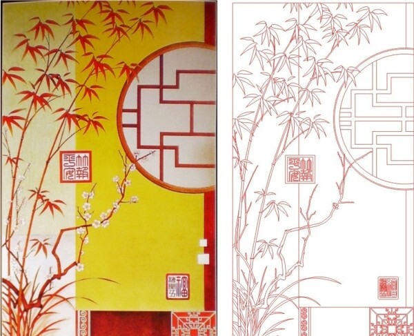 竹梅圖片