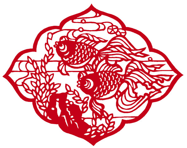 窗花剪紙民間美術(shù)0009