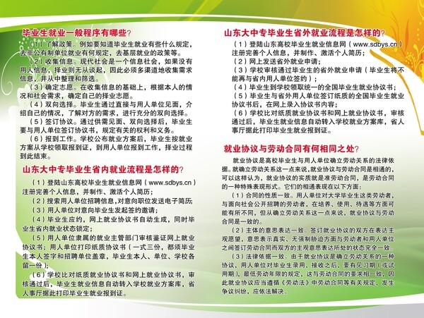 畢業(yè)生就業(yè)一般程序有哪些圖片