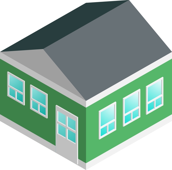 2.5D風(fēng)格房屋建筑元素