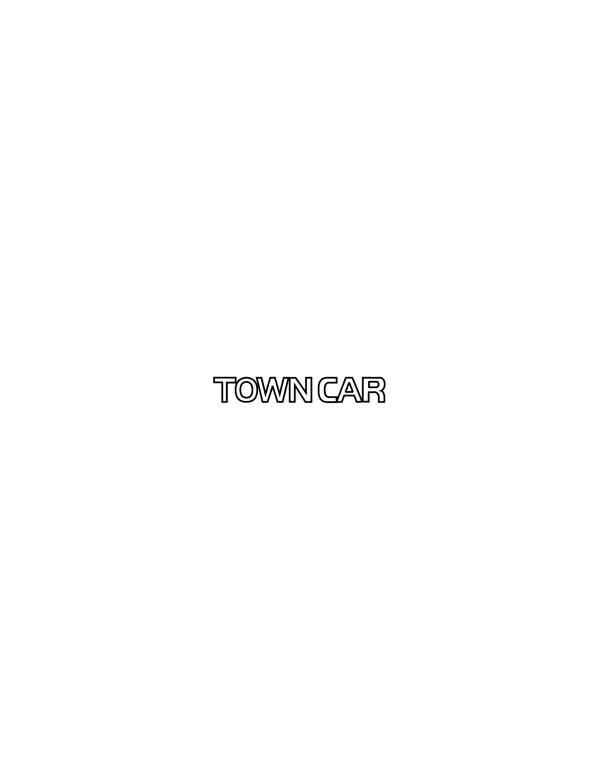 TownCarlogo设计欣赏TownCar矢量名车logo下载标志设计欣赏