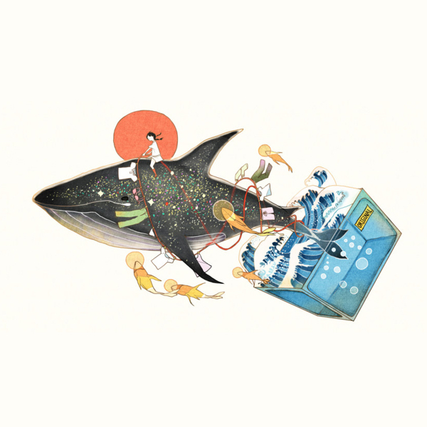 位圖插畫藝術(shù)效果水彩動物免費素材