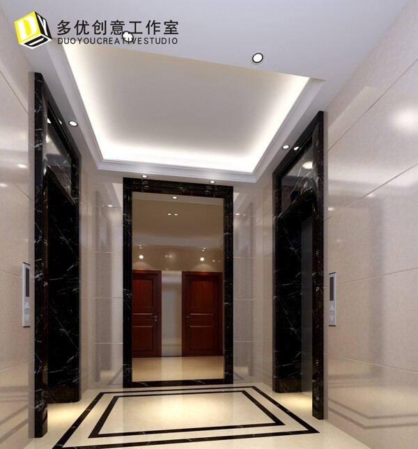 公共空间电梯厅设计