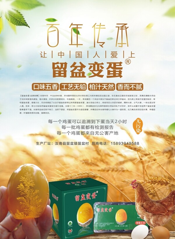 留盆變蛋