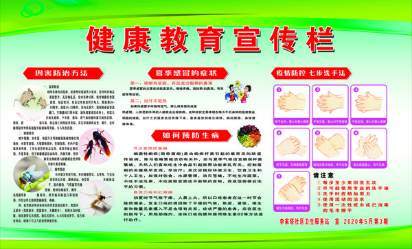 健康宣傳欄