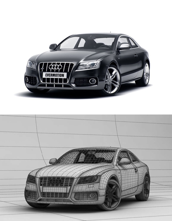 精美汽车3D模型图片