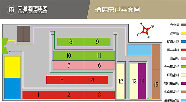 4D管理總倉平面圖圖片