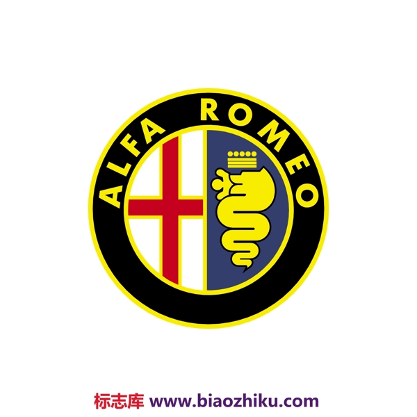 AlfaRomeo1logo设计欣赏阿尔法Romeo1标志设计欣赏