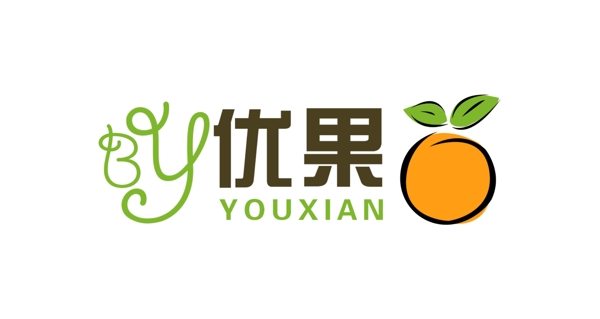 蔬菜水果绿色健康logo设计