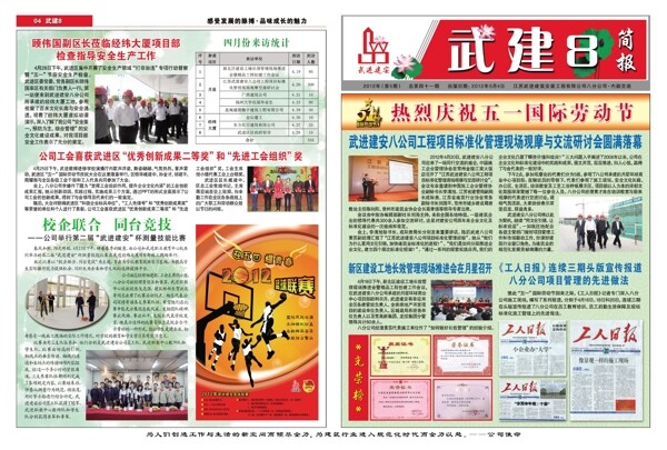 五一勞動(dòng)節(jié)報(bào)紙