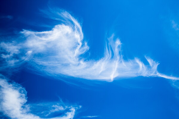 唯美蓝天白云图片