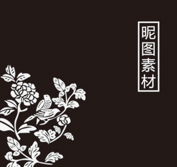 工筆花鳥素材
