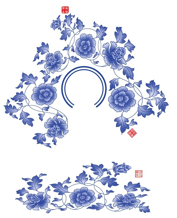 賒店青花仿