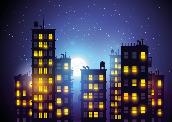 城市夜景