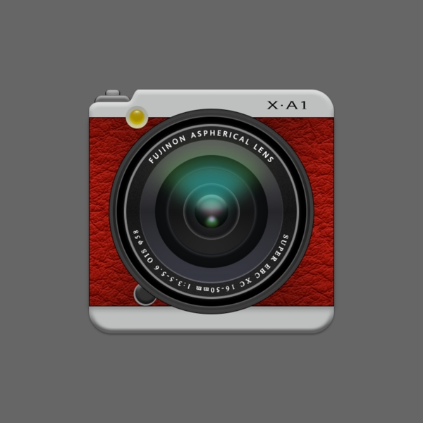 原创半写实相机icon