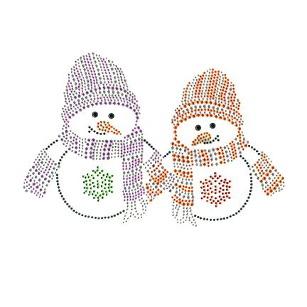 燙鉆生活元素雪人免費素材